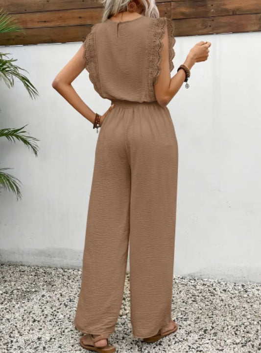 Delicate set met kanten accenten